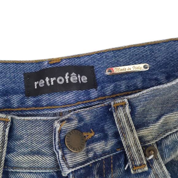 Retrofete Chris Jeans Destroyed Distressed Ripped Denim in Zephyr - Picture 6 of 12